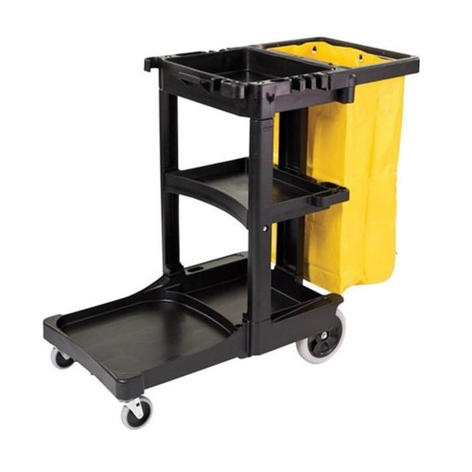 Multi-use Cleaning Hand Cart (Black) Hygiene System - Made in China-Daitona General Trading LLC