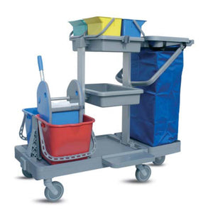 Multipurpose Service Trolley (With Double Bucket Trolley) - IPC RS - Made in Italy-RSANTARES7 + RSANTA140-Daitona General Trading LLC