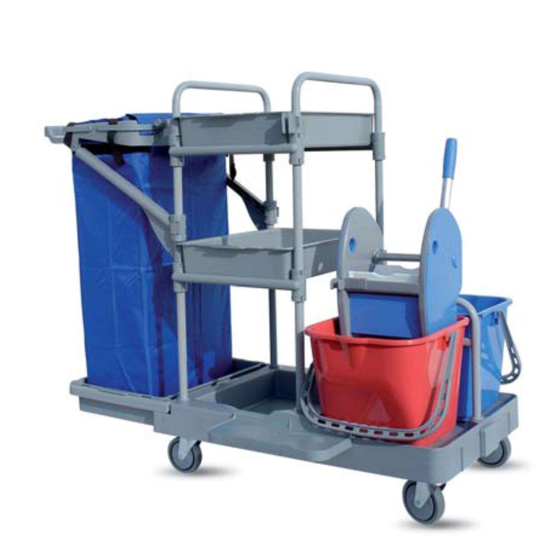 Polypropylene Multipurpose Cleaning/Service Trolley - IPC RS - Made in Italy-Daitona General Trading LLC