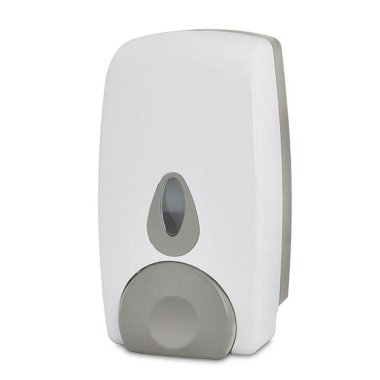 Hand Soap Dispenser 800ml (White & Transparent Blue) - AZ Hygiene-AZ800WH-Daitona General Trading LLC