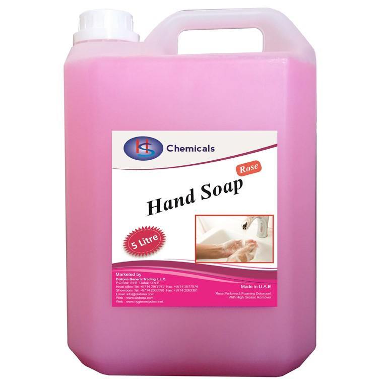 Hand Soap Rose (5L) - Hygiene System - Made in the UAE-Daitona General Trading LLC