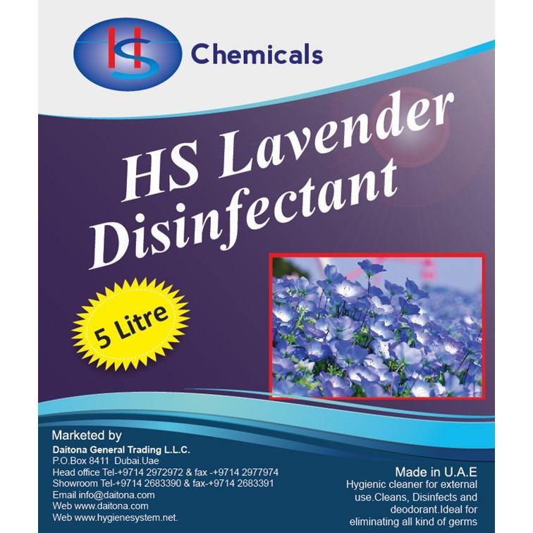 Floor Cleaner Lavender Disinfectant (5L) - Hygiene System - Made in the UAE-Daitona General Trading LLC