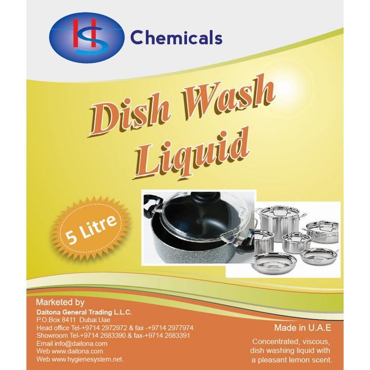 Dish Wash Liquid (5L) - Hygiene System - Made in the UAE-Daitona General Trading LLC
