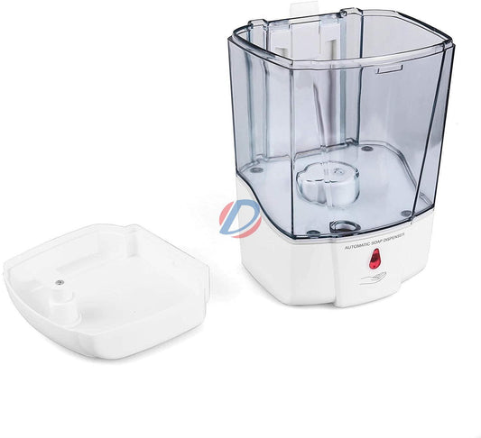 Wall Mount Automatic Hand Soap Liquid Dispenser 600ml (White) - Hygiene System-Daitona General Trading LLC