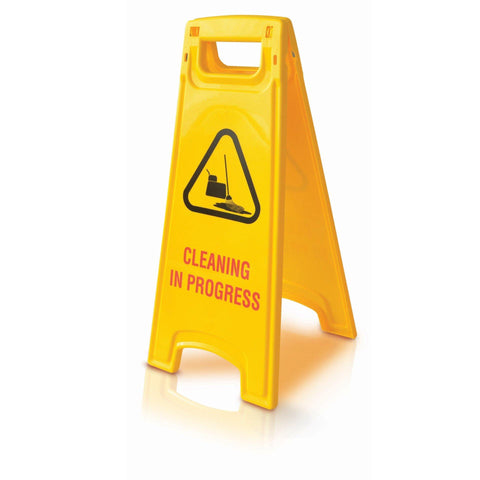 Caution Sign Board - Cleaning in Progress - AZ Hygiene - Made in Malaysia-Daitona General Trading LLC