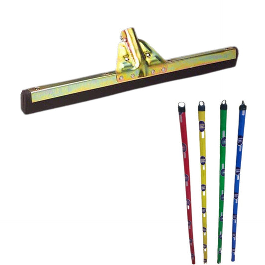Metal Double Blade Sponge Wiper 45CM With Wooden Handle - Kach Sheng - Made in Taiwan-Daitona General Trading LLC