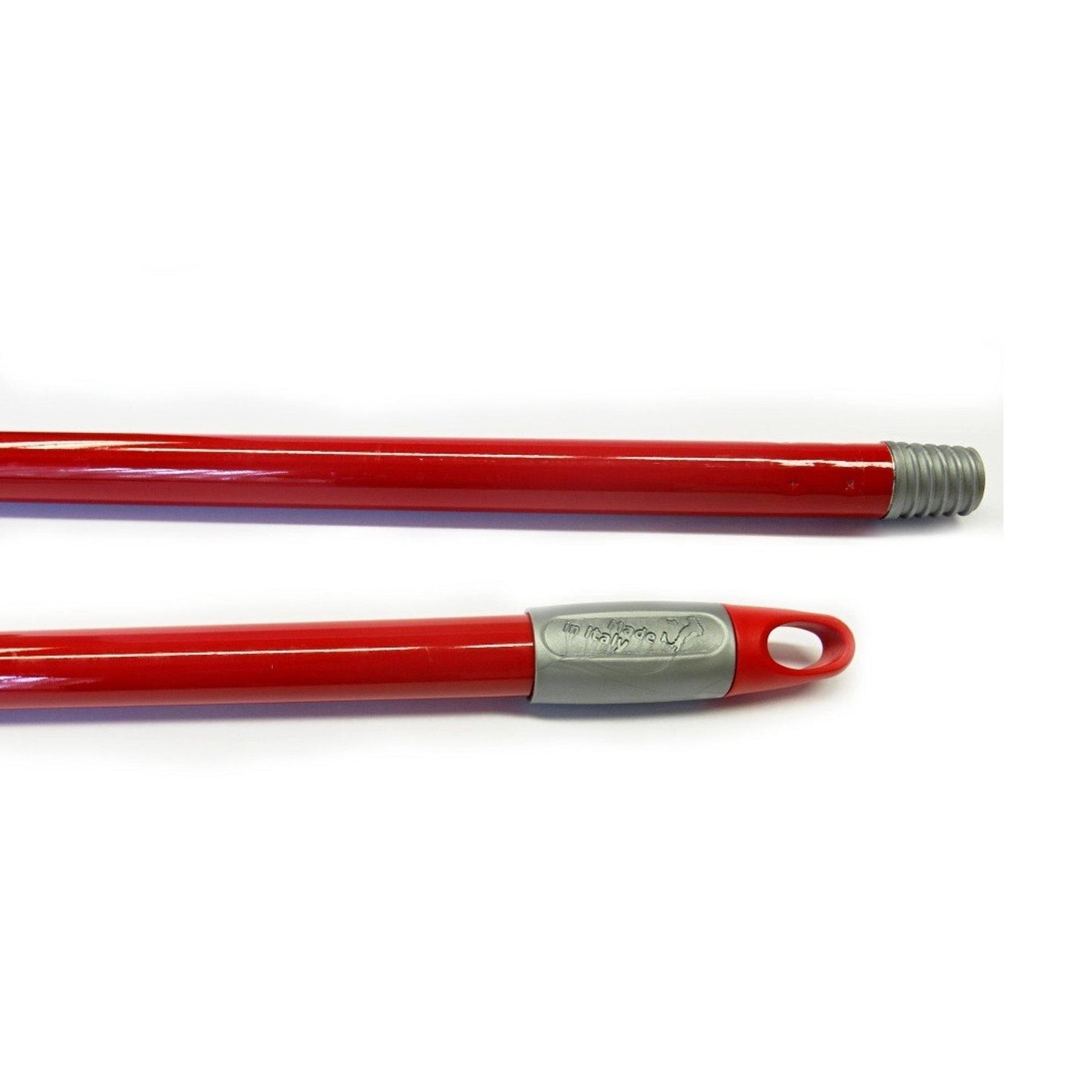 Soft Broom Logika (Red/Silver) With 120CM Metal Handle - Mr. Brush - Made in Italy-Daitona General Trading LLC
