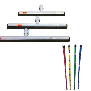 Plastic Floor Sponge Wiper 55CM (White) With Wooden Handle - Vita - Made in Taiwan-Daitona General Trading LLC