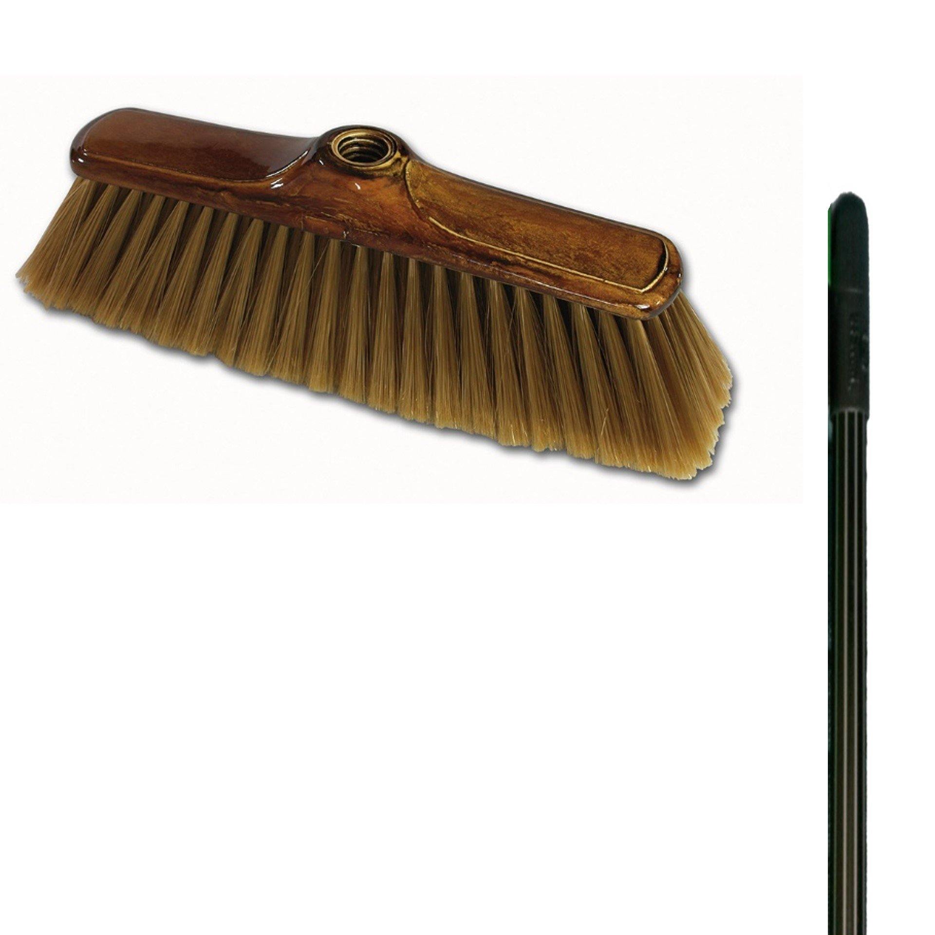 Soft Broom Regina (Gold) With Metal Handle - Mr. Brush - Made in Italy-Daitona General Trading LLC