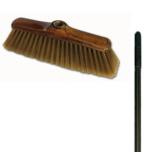 Soft Broom Regina (Gold) With Metal Handle - Mr. Brush - Made in Italy-Daitona General Trading LLC
