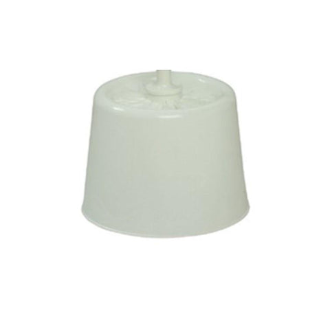 Toilet Brush Holder (White) - Mr. Brush - Made in Italy-Daitona General Trading LLC