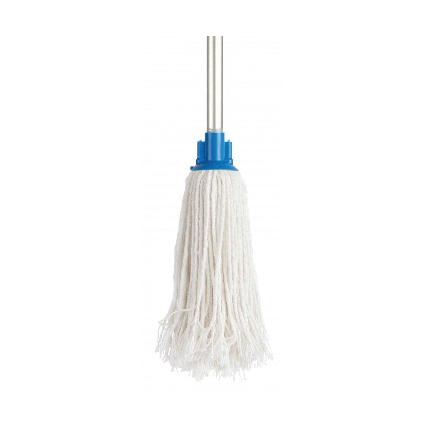 Looped Cotton Mop 150Gms With Band Set (White) With Aluminium Handle - Cisne - Made in Spain-Daitona General Trading LLC