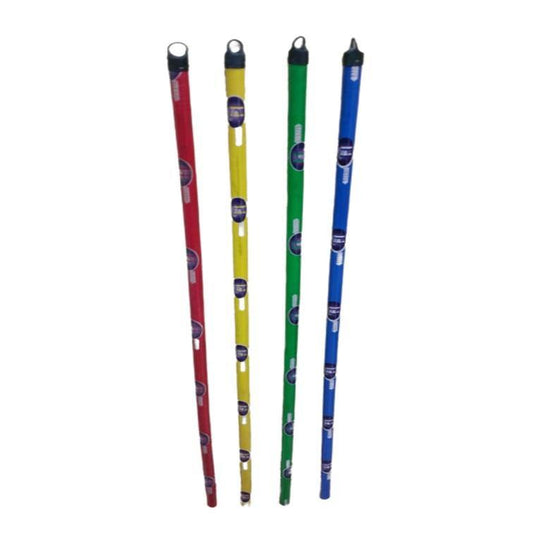 Wooden Handle 120CM Plastic Coated With Thread (Red, Yellow, Blue & Green) - Hygiene System - Made in China-Daitona General Trading LLC